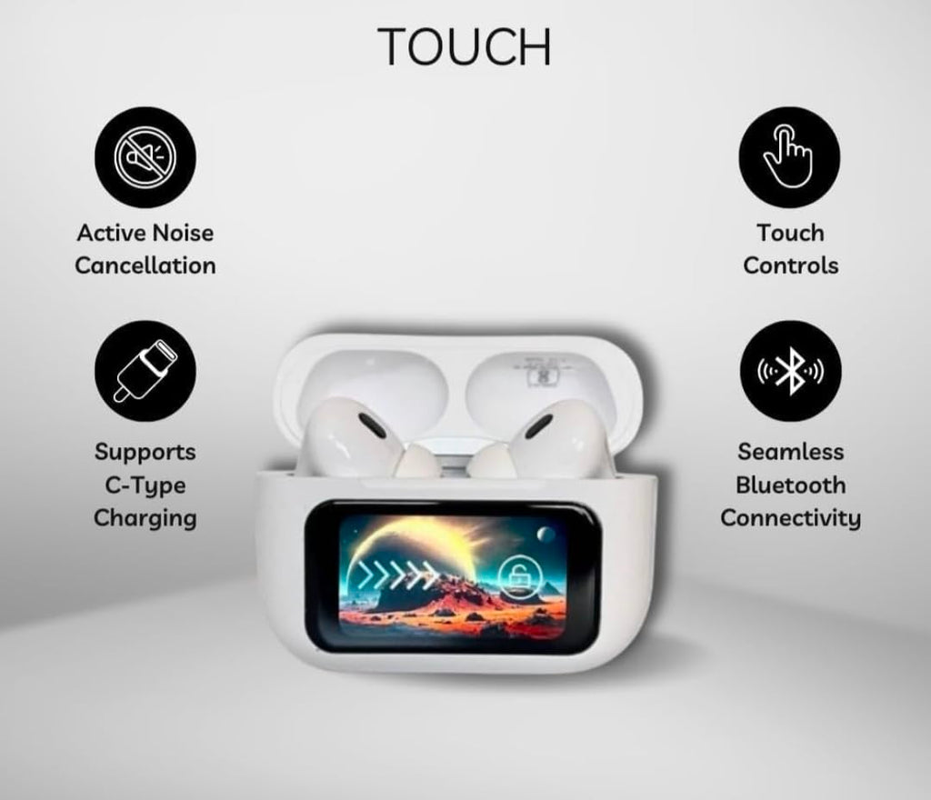 Airpods Pro With Touch Display Screen