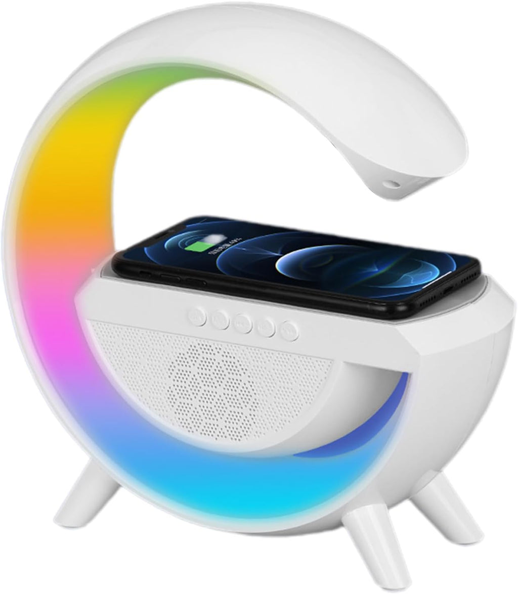 RGB LED Wireless Charging Speaker And Table Lamp
