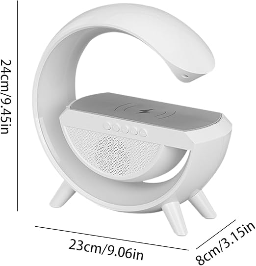 RGB LED Wireless Charging Speaker And Table Lamp