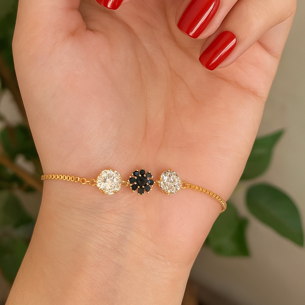 Adjustable Bracelet-207 (Black)