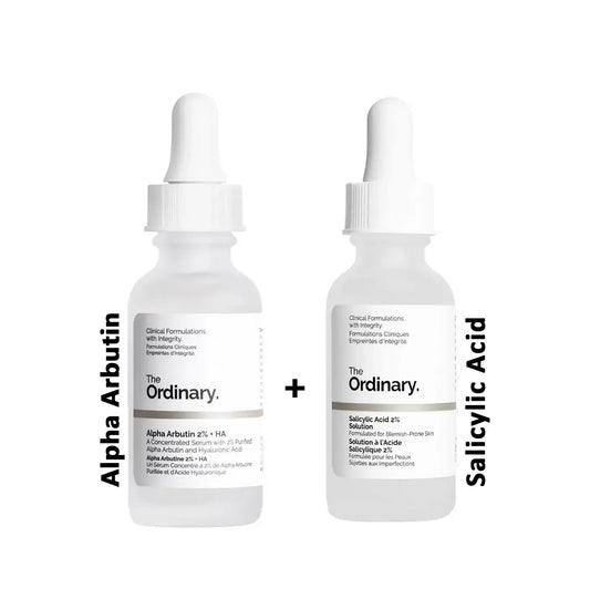 Salicylic Acid 2% Solution + Alpha Arbutin 2% HA Combo
