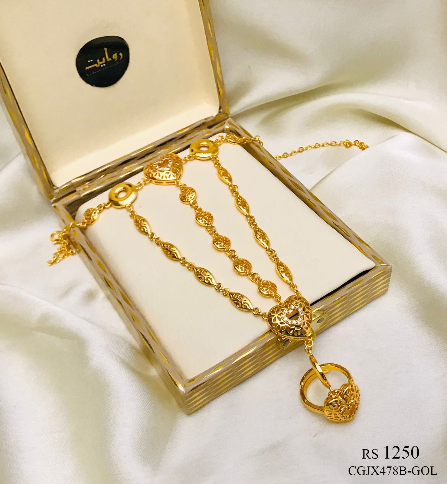 Angla Kalai Bracelet-08 (Golden)