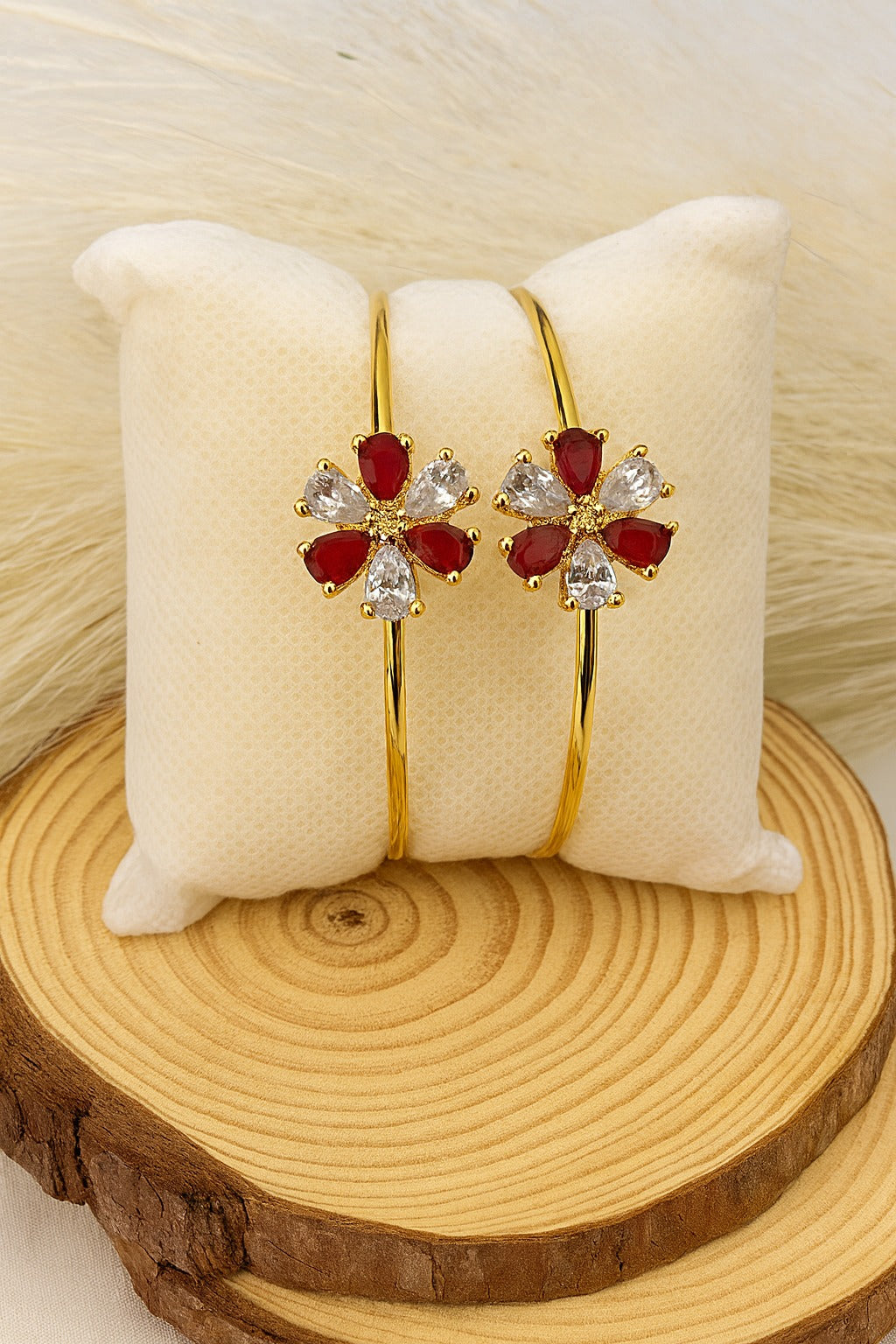 Adjustable Adult Bangle-89 (Maroon)