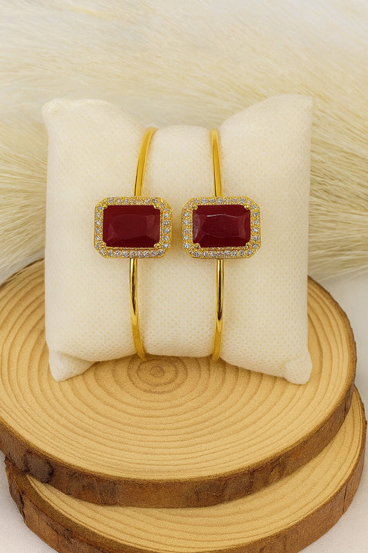 Adjustable Adult Bangle-88 (Maroon)