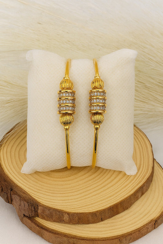 Adjustable Adult Bangle-87 (Golden)