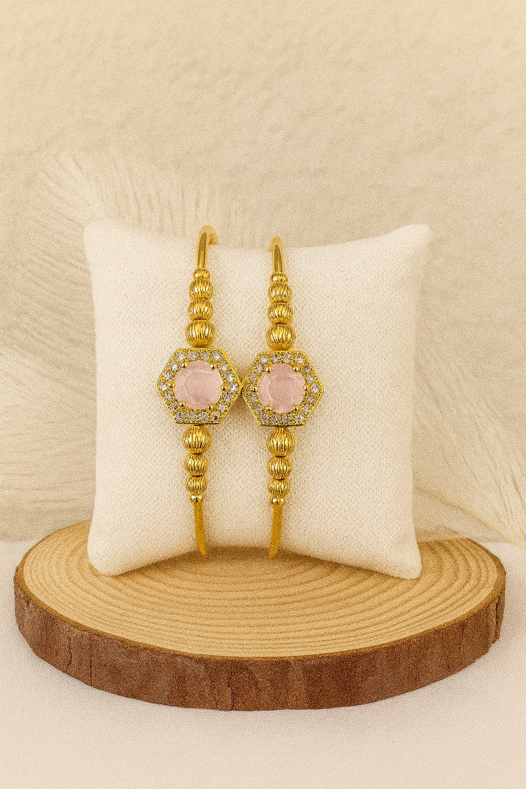 Adjustable Adult Bangle-96 (Pink)