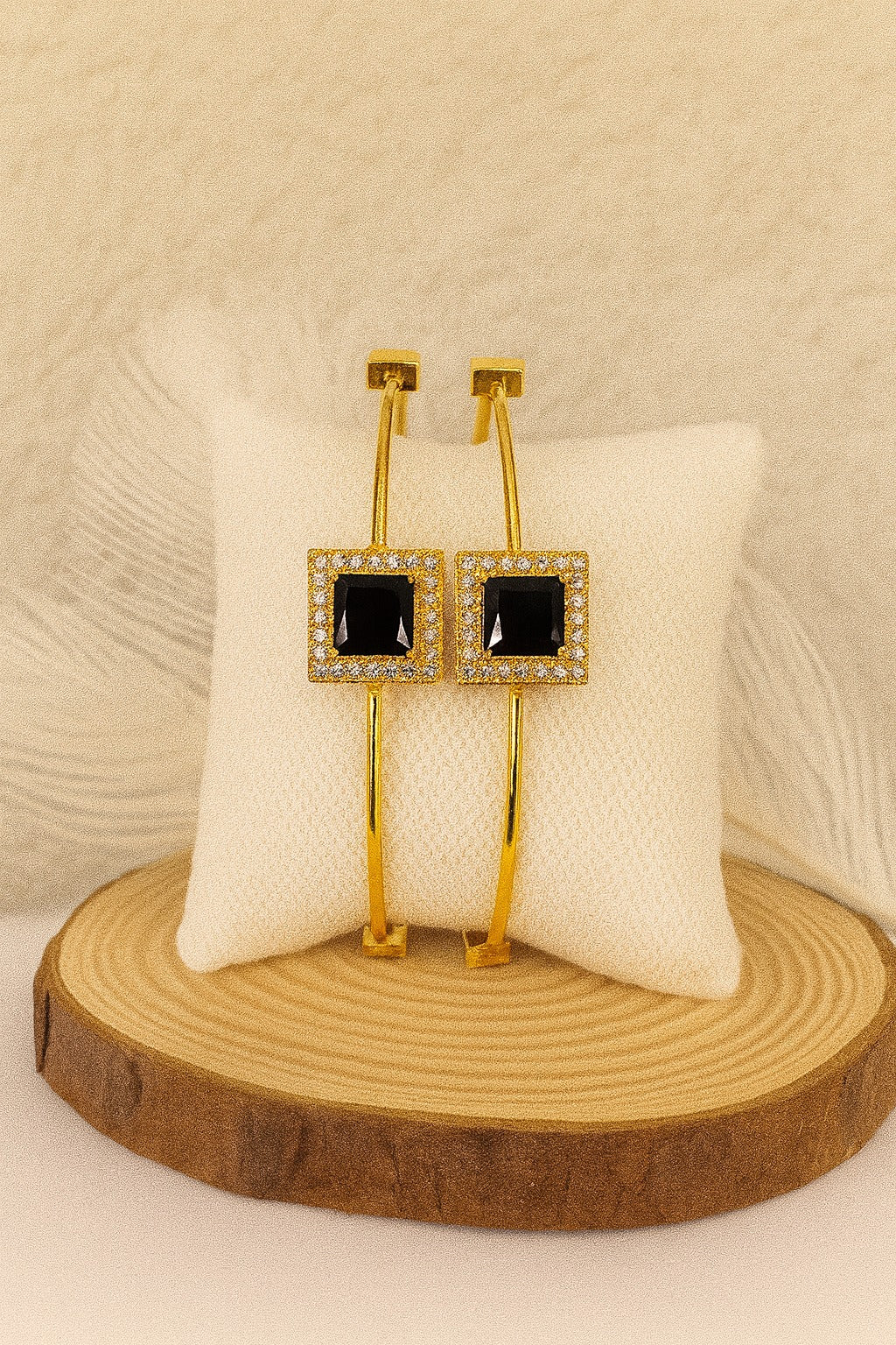 Adjustable Adult Bangle-99 (Black)