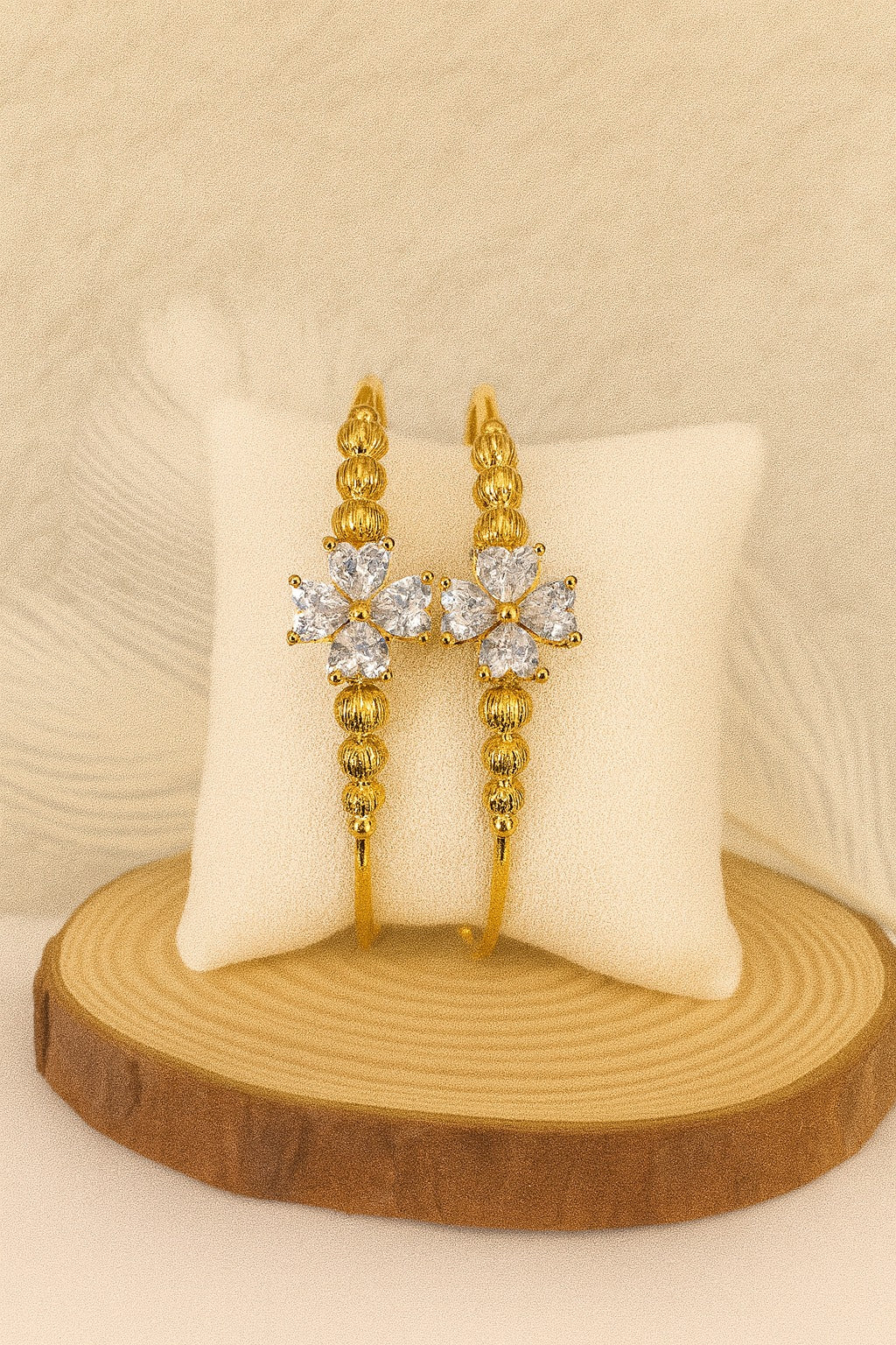 Adjustable Adult Bangle-90 (White)