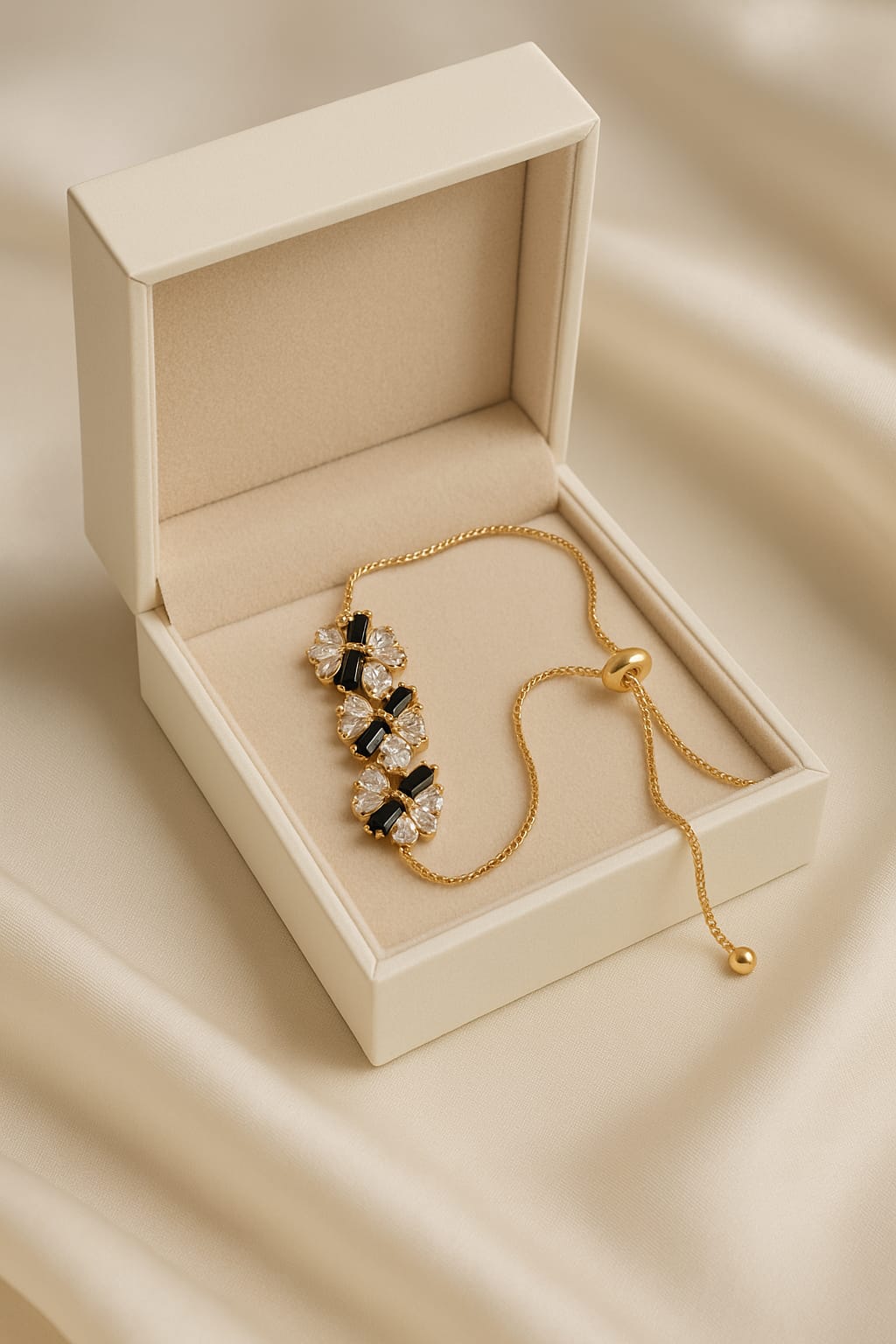 Adjustable Bracelet-229 (Black)