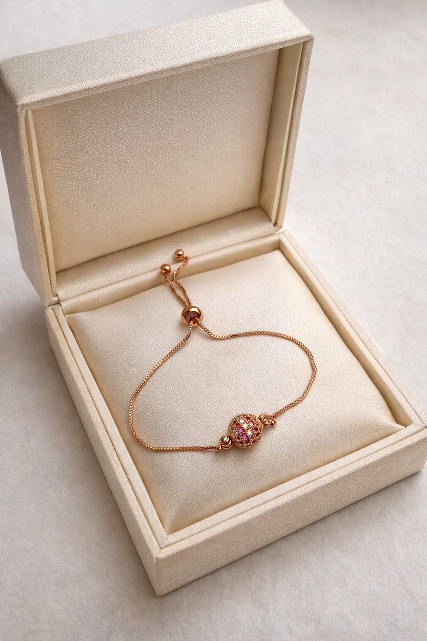 Adjustable Ball Bracelet-243 (Multi)