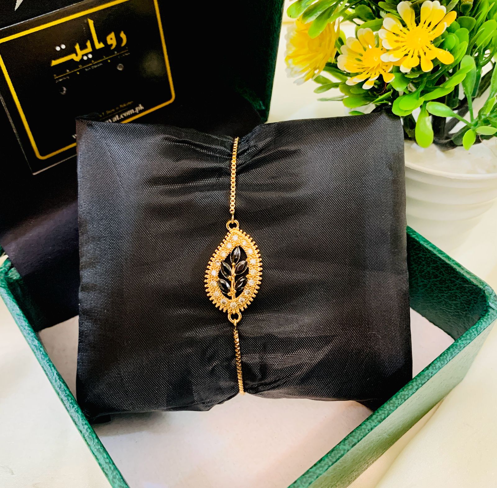 Adjustable Bracelet-208 (Black)